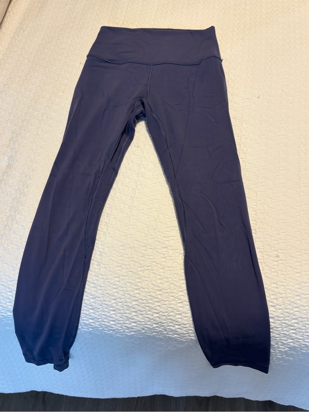 Cropped Purple Lulu Align Leggings